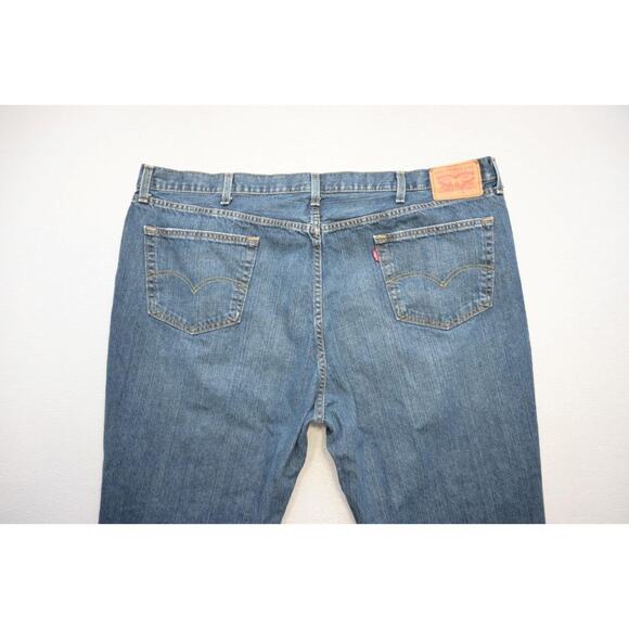 Levi's 559 Relaxed Straight Fit Rugged Blue Denim Jeans Mens Size 48 x 30 - Picture 6 of 7